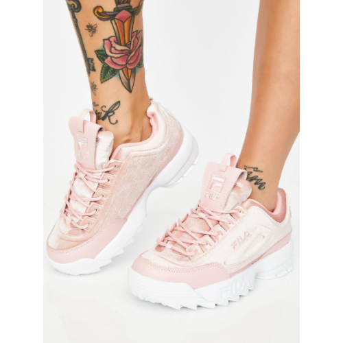 T nis FILA Disruptor 2 Velvet Veludo Cores